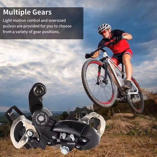 Gruppo cambio a 21/24 velocità per bici da strada e mountain bike, metallo, ricambi