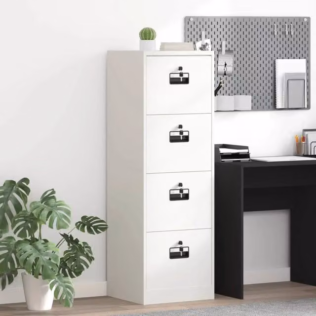 Armadio per File con cassetto Bianco 45,5 x 42 x 139 cm 891627
