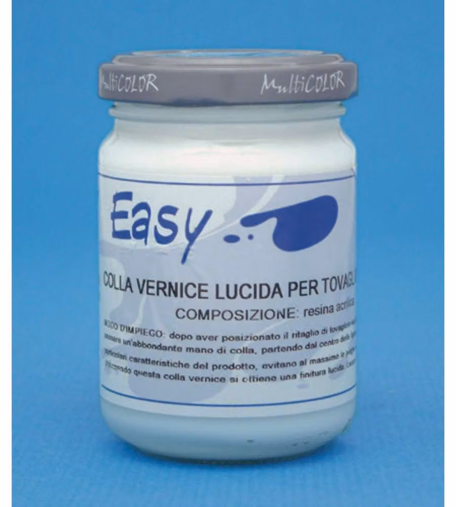 Easy Colla Vernice Lucida Tovaglioli 130 ml