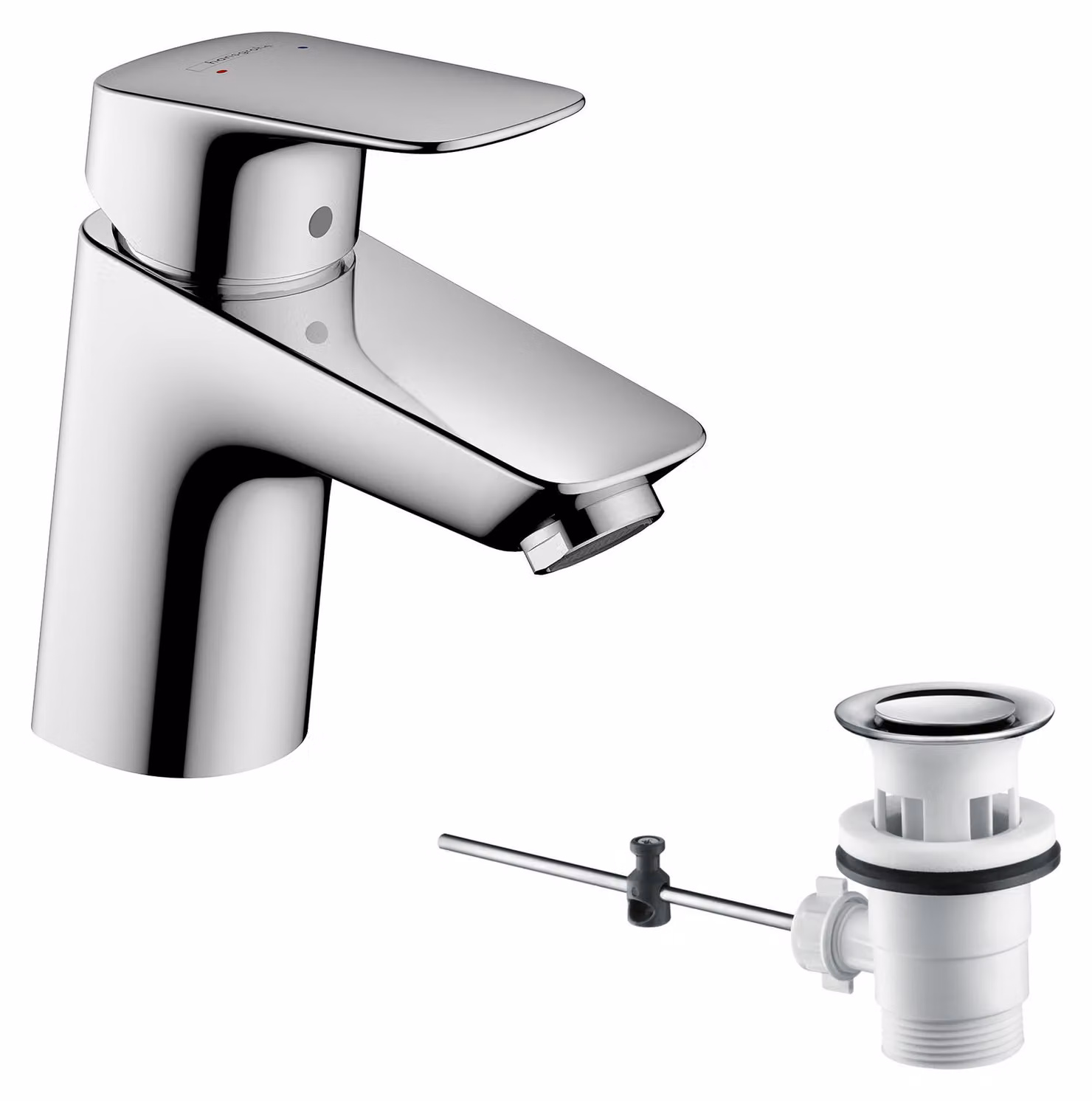 Hansgrohe LOGIS 70 Einhandmischer Waschtisch mit Ablaufgarnitur