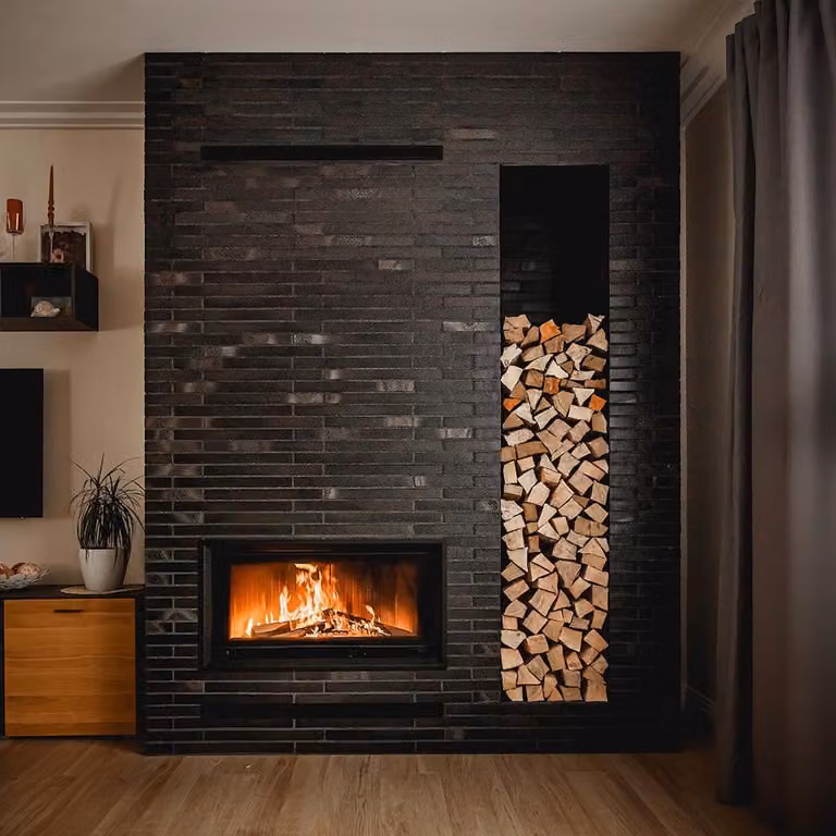 KRATKI NADIA 14 kW Ø 200 inserto camino in acciaio con porta scorrevole