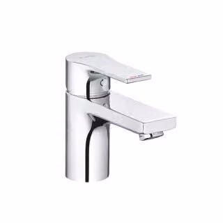 KLUDI ZENTA SL Mitigeur monocommandé pour lavabo, hauteur de bec 75mm, avec vidage PUSH-OPEN, chrome, 482660565, 482660565