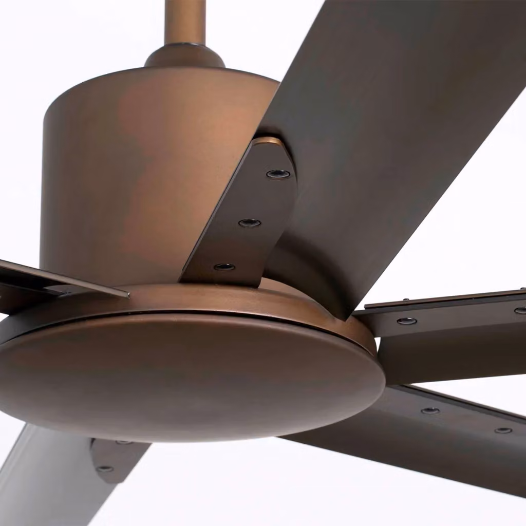 Ventilatore a soffitto Andros Faro Barcelona in metallo colore marrone – 2