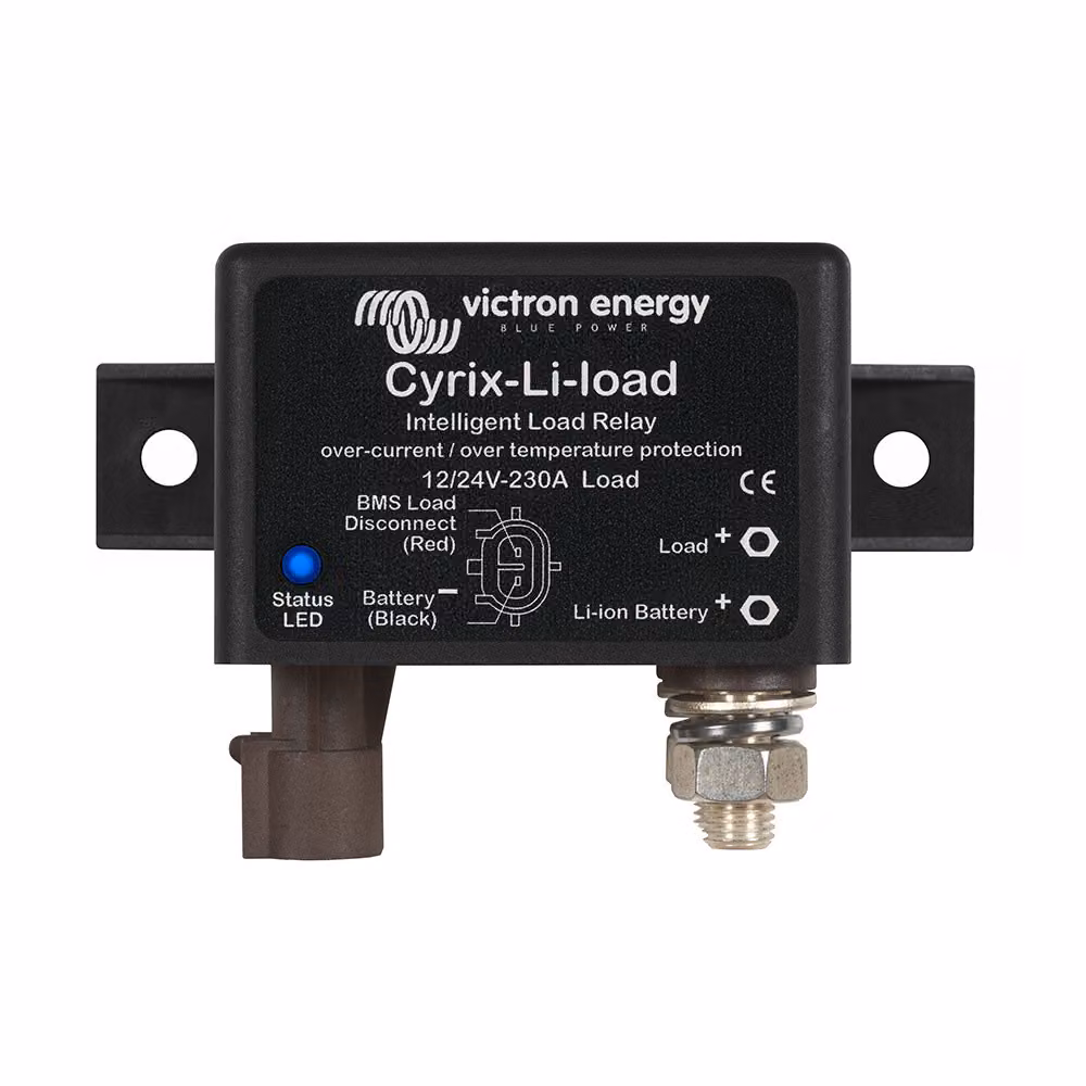 Victron Energy Cyrix-Li-load 12/24-230 collegamento alla batteria