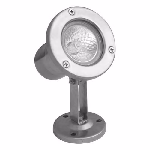 Lampada per laghetto o piscina in acciaio inox GU5.3 argento IP68 SU-MA Emy 7062
