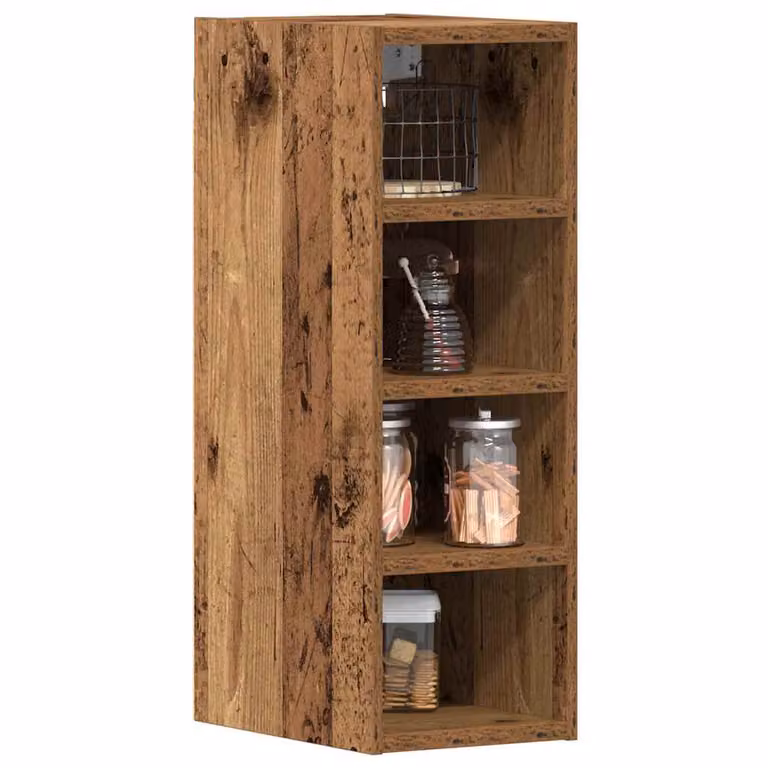 Pensile da cucina moderno vidaXL Riga in legno antico marrone L/P/H: 20 x 29,5 x 60 cm