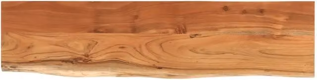 Piano Tavolo | Superficie Tavolo | Piano Scrivania 160x40x2,5 cm Rettangolare Legno Acacia Bordi Vivi