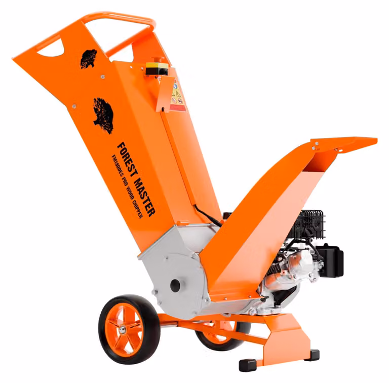 Trituratore di legno manuale - Motore a benzina LCT da 18 CV, 478 cc - Per rami fino a 125 mm