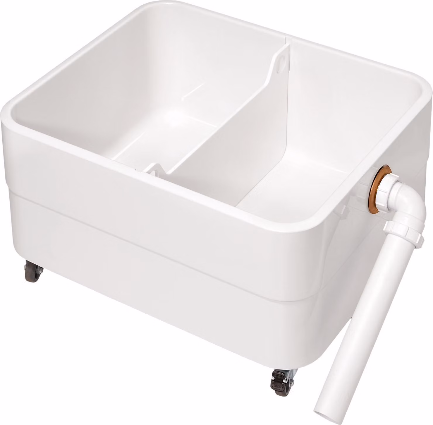 Sifone per fanghi KWC AR, SIRIUS, MIRANIT, 660x370x550 mm, su rotelle