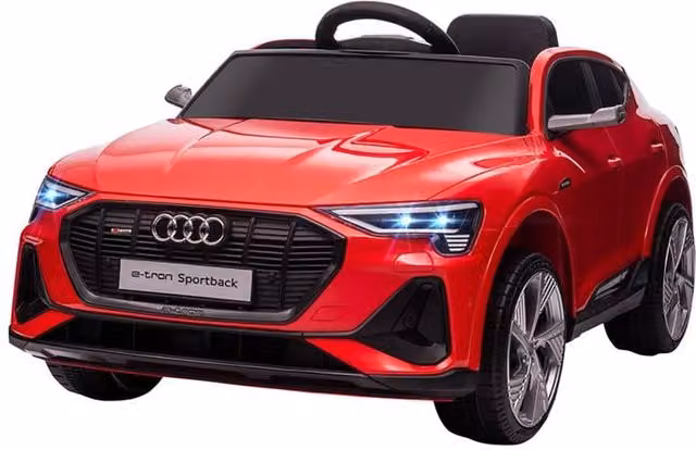 MACCHINA ELETTRICA AUDI PER BAMBINI 12 V CON TELECOMANDO ETÀ 3-5 ANNI ROSSA