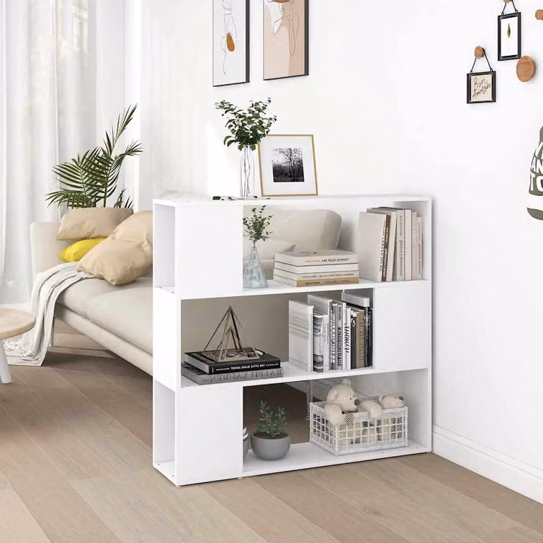 Libreria/Divisorio vidaXL Bianco L 100 cm x P 24 cm x H 94 cm