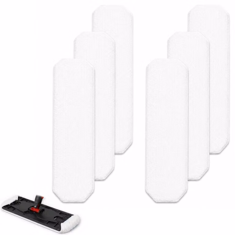 6 rivestimenti di ricambio in microfibra per mop piatti, compatibili con H2Pro