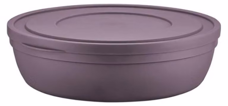 Contenitore piatto con coperchio da 1,8 L - poco ingombrante e versatile - Viola