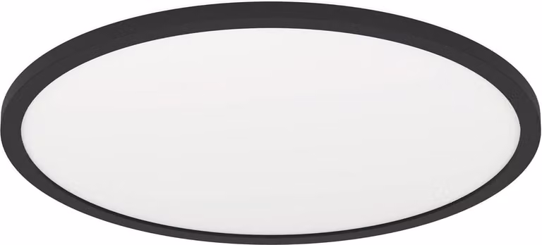 Eglo Connect Plafoniera LED Rovito-Z nero Ø 42 cm dimmerabile, ww-kw