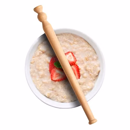 Muldale Spurtle - Cucchiaio per porridge in legno, 29,5 cm, tradizionale regalo scozzese per porridge di farina d'avena, in legno di faggio naturale sostenibile