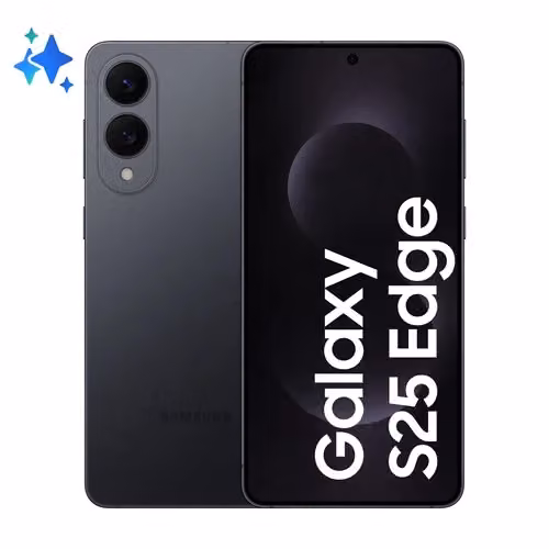 Samsung Galaxy S25 Edge Smartphone AI con Display 6.7'' QHD+ Dynamic AMOLED 2X, Fotocamera 200MP, RAM 12GB, Memoria 256GB, Batteria 3.900 mAh, Colore Titanium Jet Black - SM-S937BZKDEUE – 2