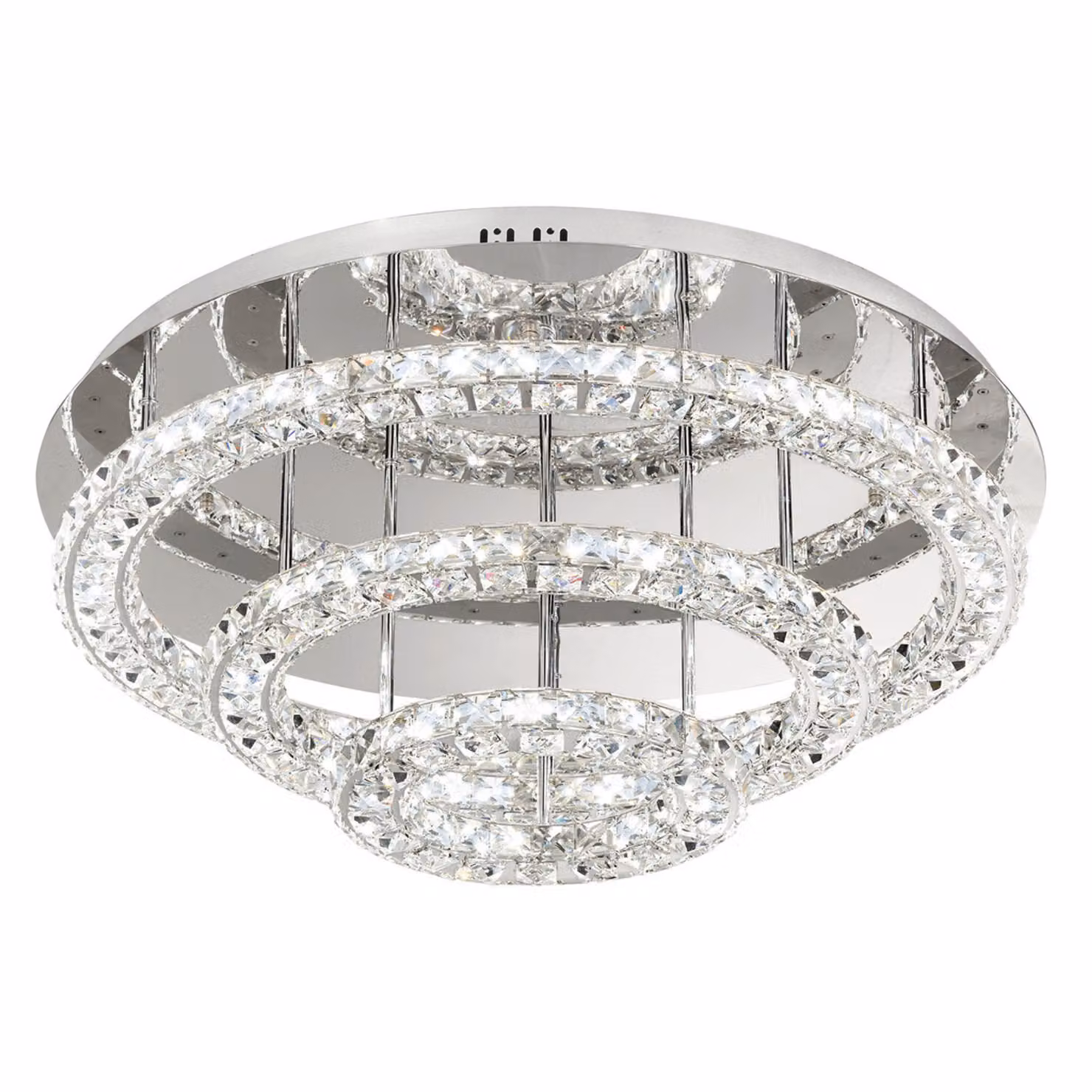 Toneria crystal LED plafoniera cromo 144x 0, 5W