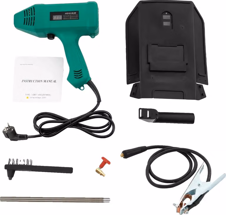 Saldatrice, design portatile, prestazioni altamente efficienti, blu