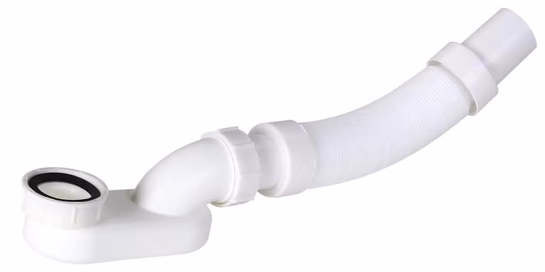 Kit di scarico a pavimento flessibile per bagno, diametro 1 1/2 pollici