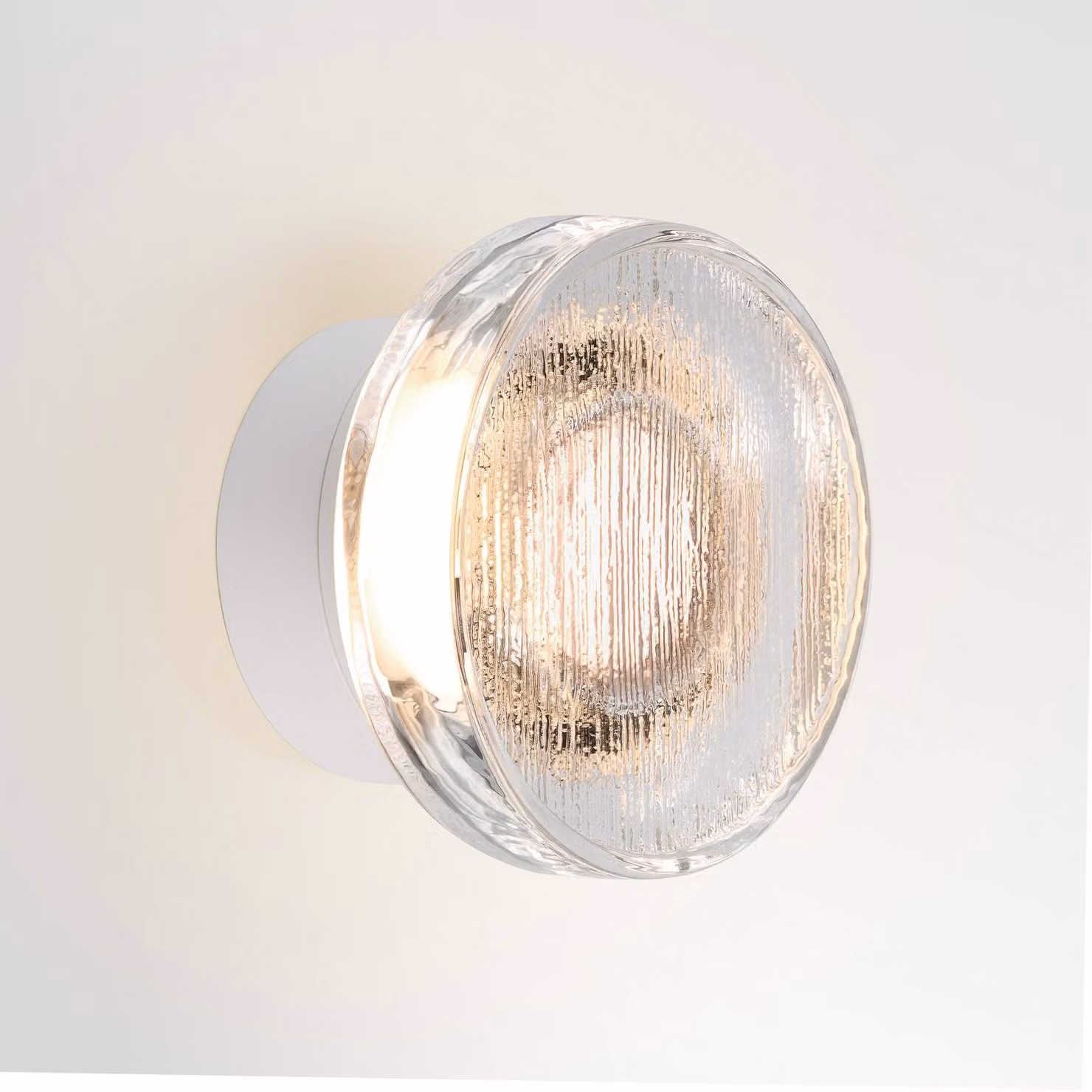 MARSET Applique da esterni a LED Roc, dimmerabile, Bianco / Opale, Alluminio, Design, Applique LED da esterni
