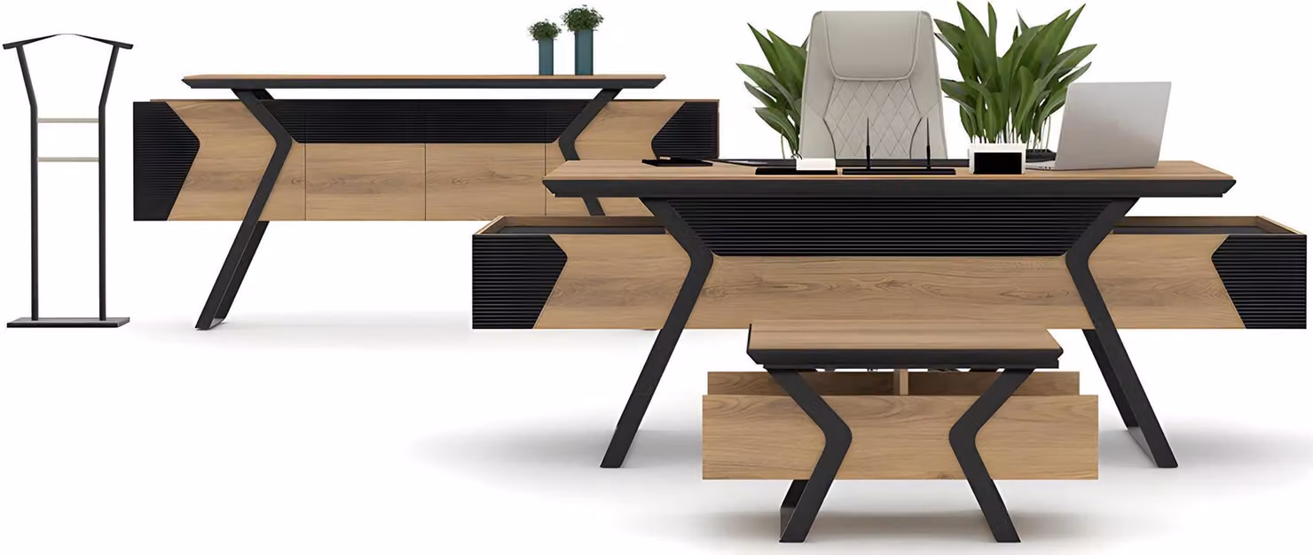 Schreibtisch Büroschrank Sideboard Couchtisch Büromöbel Arbeitszimmer