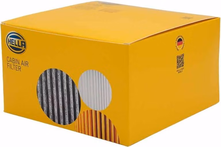Filtro abitacolo Filtro a carboni attivi 287 x 176 mm HELLA per OPEL CROSSLAND e altri modelli