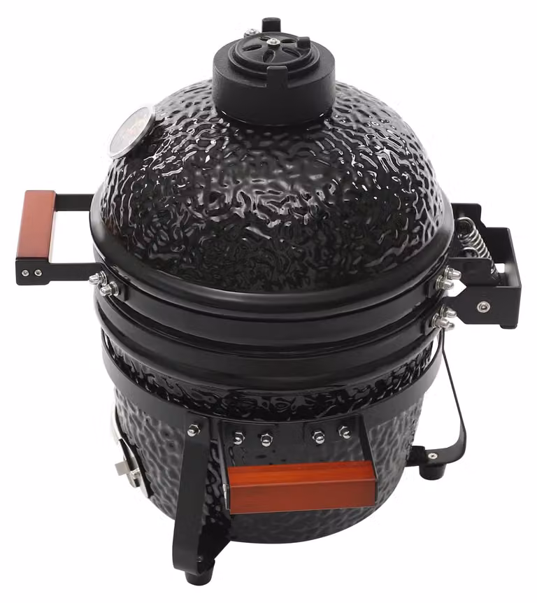 Barbecue a carbone, Vetroceramica - 58x48x48 cm - 1 ripiano - Nero