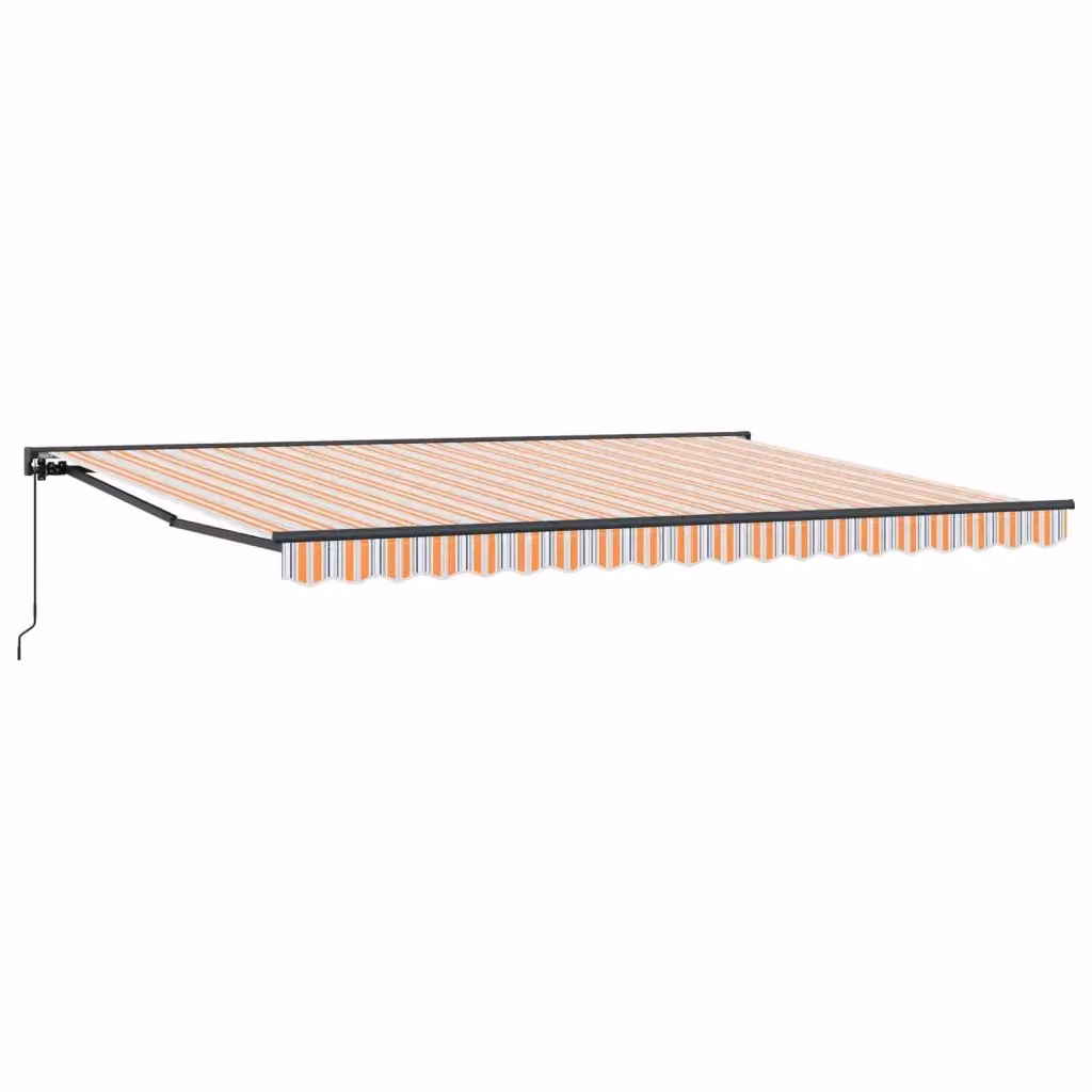 Tenda retrattile semi-cassonetto Videx in poliestere e acciaio, disponibile in arancione, grigio, blu, bianco o antracite – 2