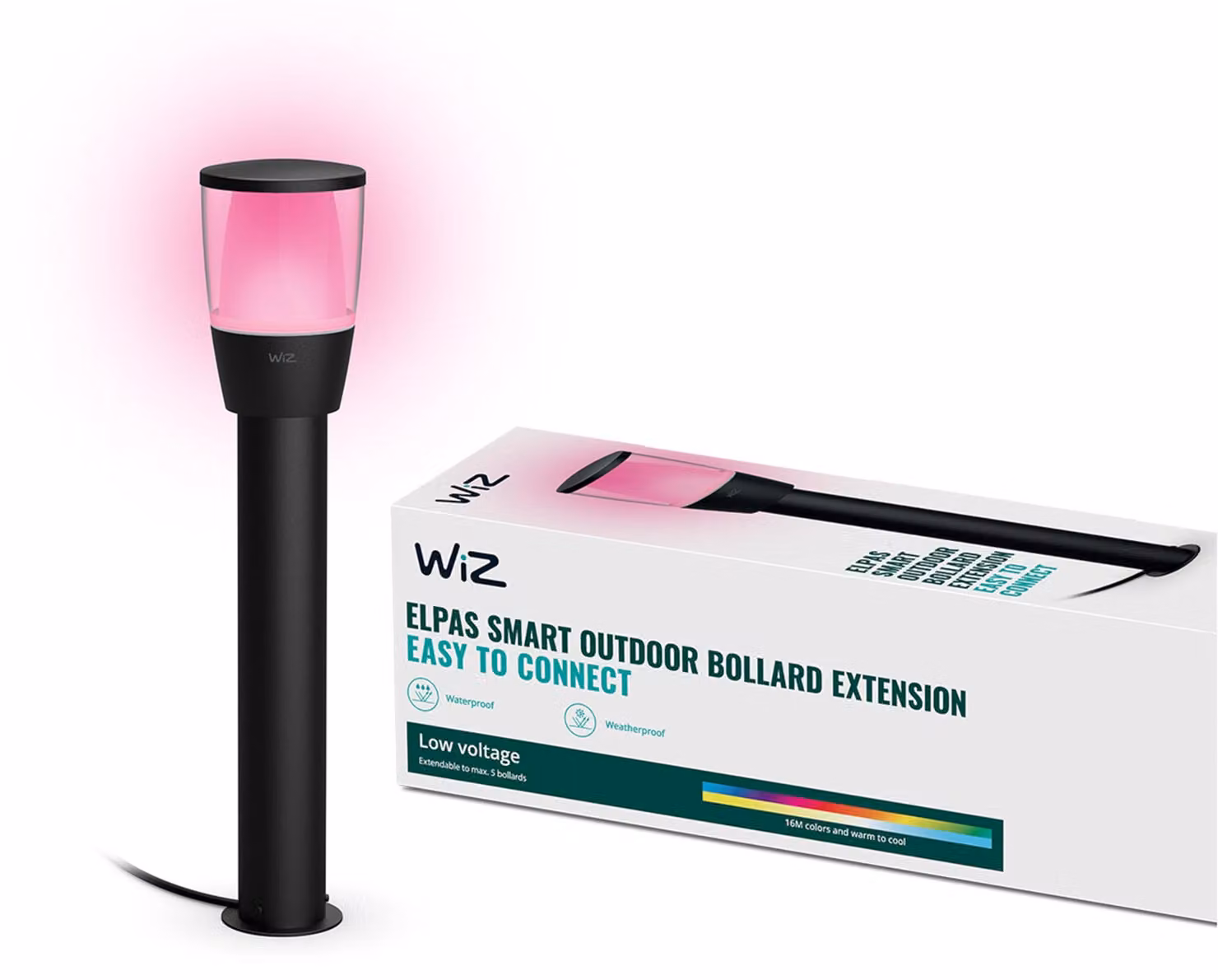 Kit di espansione per faretto da giardino a LED, 12V, grado di protezione IP65, 320 lumen, dimmerabile, colore nero