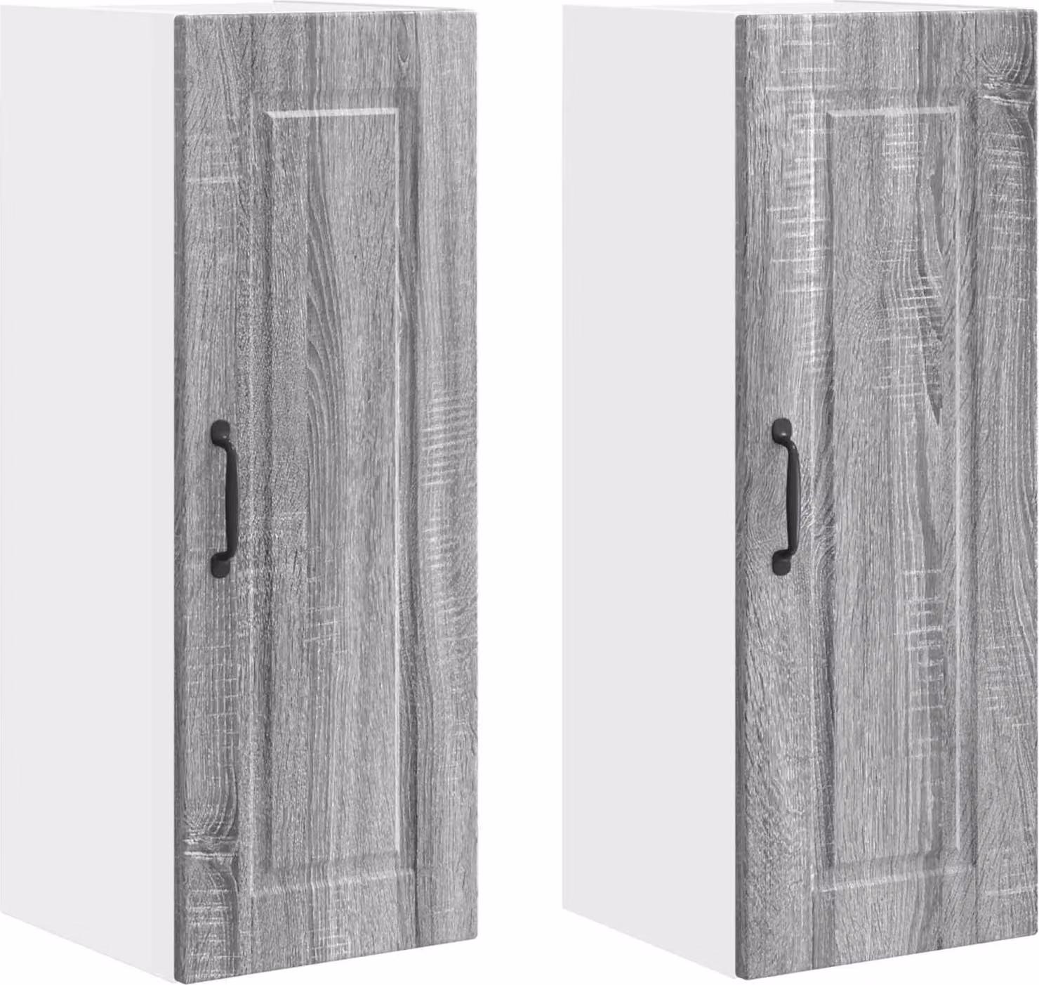 Armadietto a muro PORTO 2 pcs Grigio Sonoma 30 x 31 x 80 cm