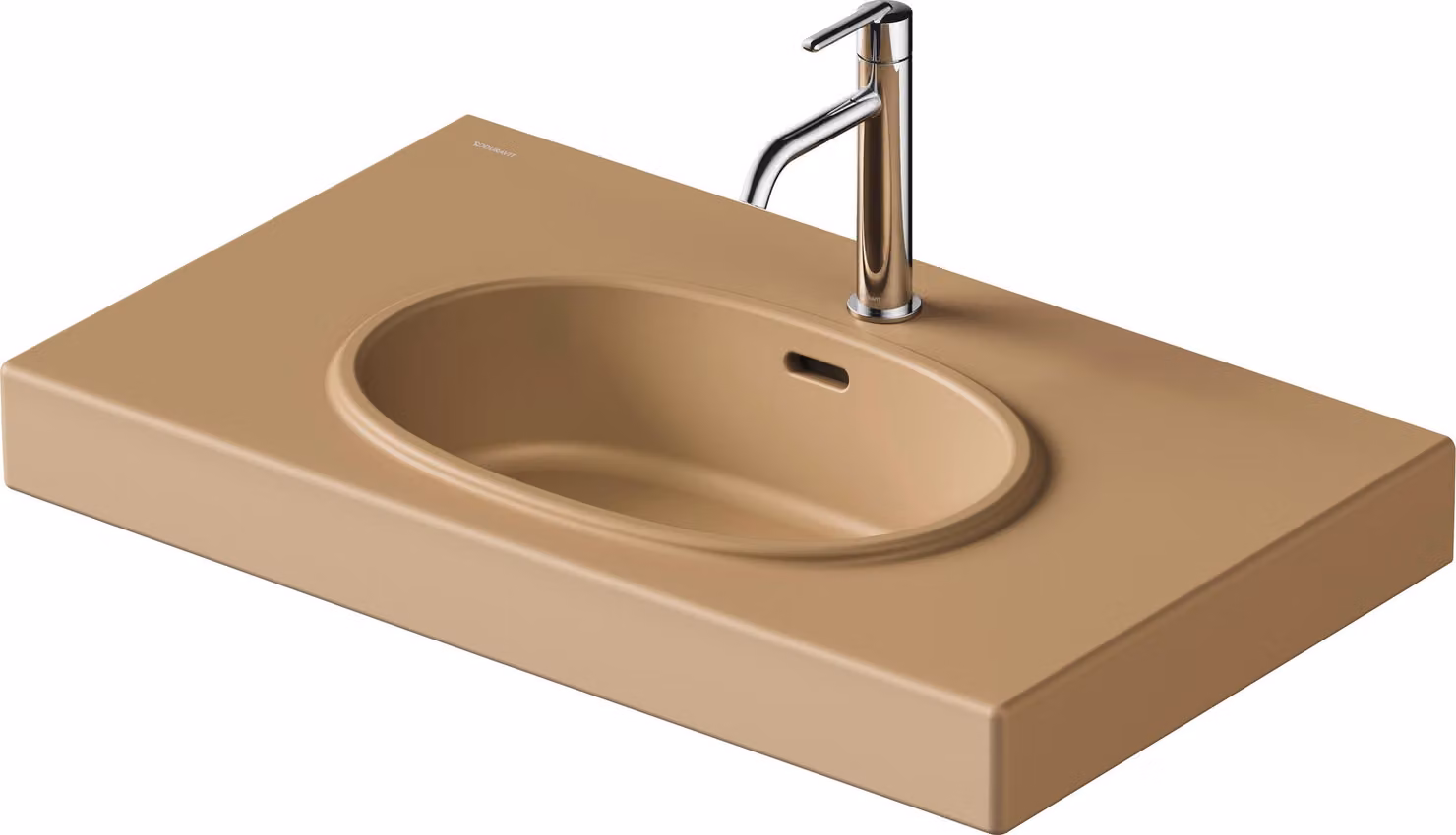 Duravit Balcoon lavabo, 1 trou pour robinet, avec trop-plein, largeur 800mm, 241280AM00, 241280AM00