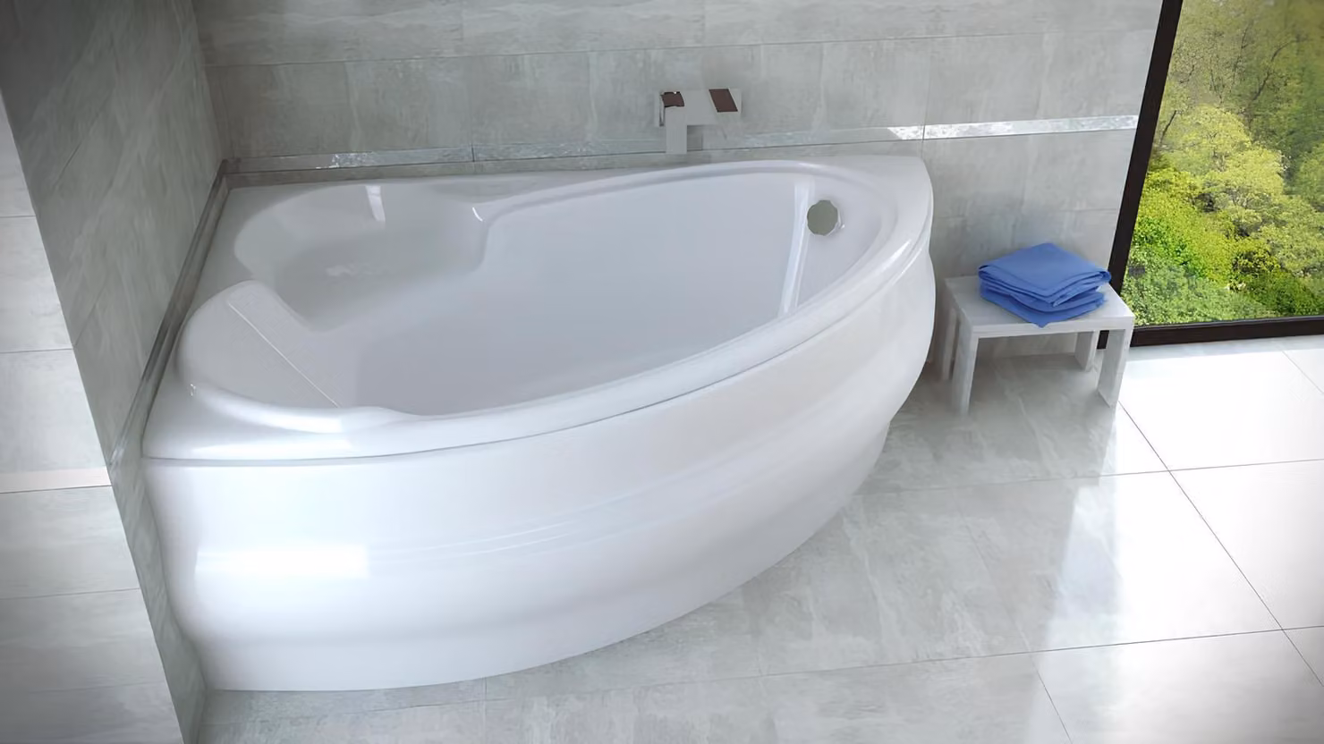 Eckbadewanne Bade Wannen Exclusive freistehende Badewanne Acrylwanne Bad Wanne
