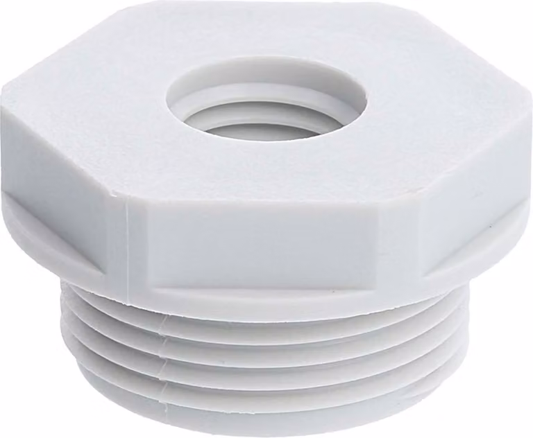 WISKA Riduttore M/M da M25x1,5 a M12x1,5 KRM-M25/M12 Esagonale Poliammide (PA) Filettatura di collegamento 8,0 mm - 1 pezzo
