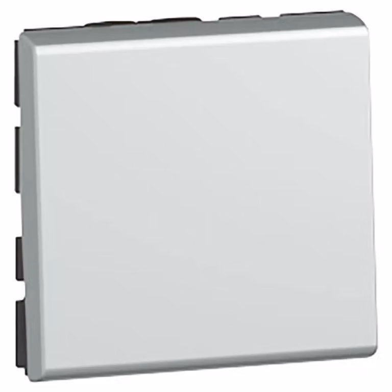 Interruttore a croce Legrand da 10 A con morsetti a vite, colore: alluminio 079221