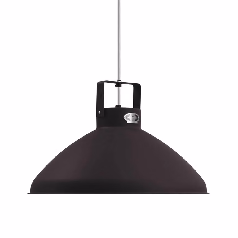 Jieldé Lampada a sospensione Beaumont B360, dimmerabile, Nero, Soggiorno / Sala da pranzo, Alluminio, Industriale, Lampada a sospensione
