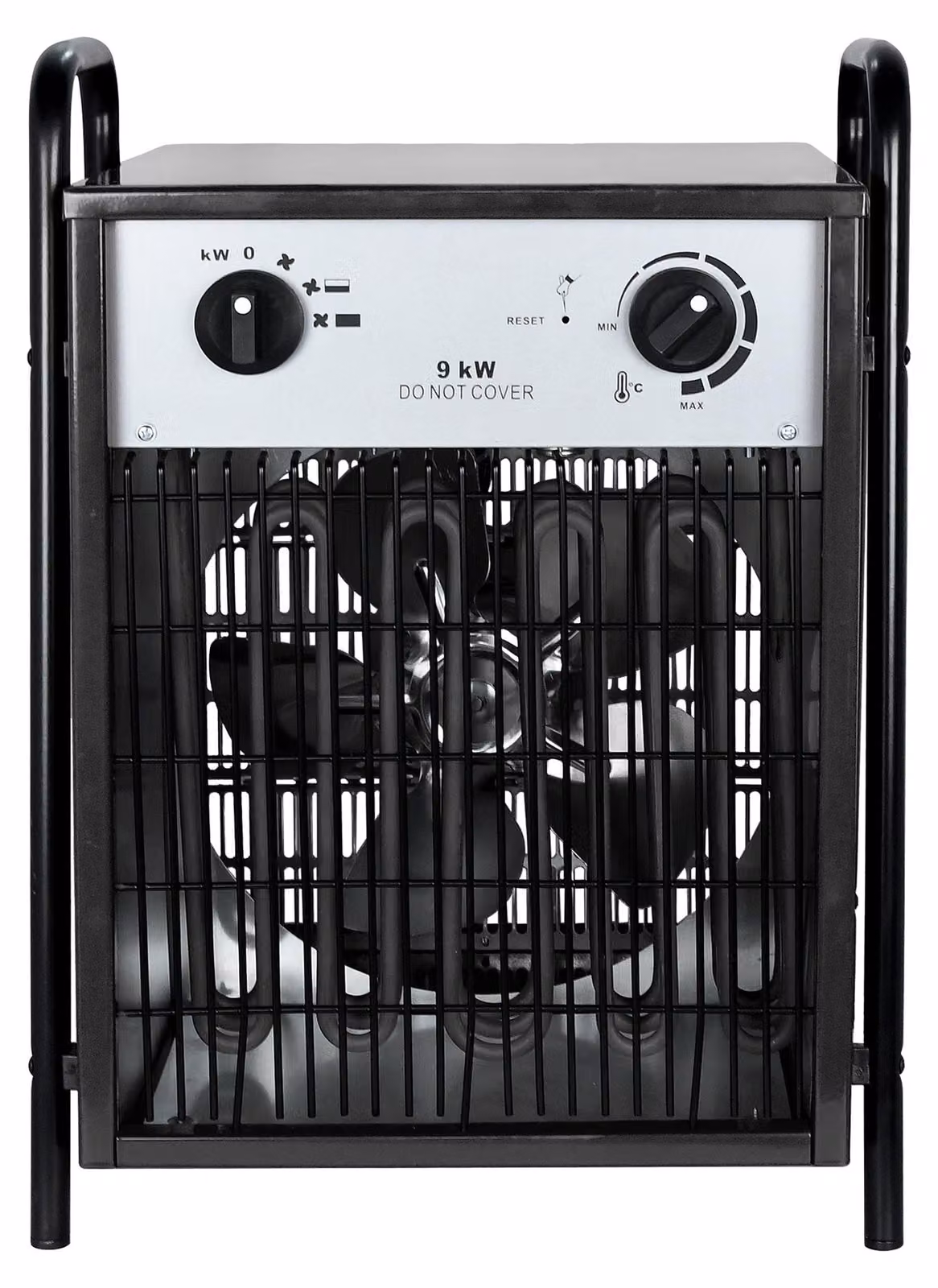 Stufa elettrica - Riscaldamento - Termostufa - Stufa a convezione - Stufa industriale - Potenza: 9 kW