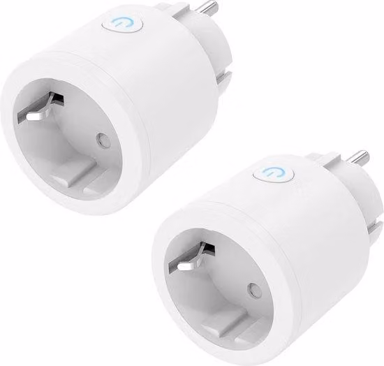 Due prese con timer WiFi per interni, compatibili con Alexa e Google Home - App Smart Life e comando vocale - WiFi a 24 GHz