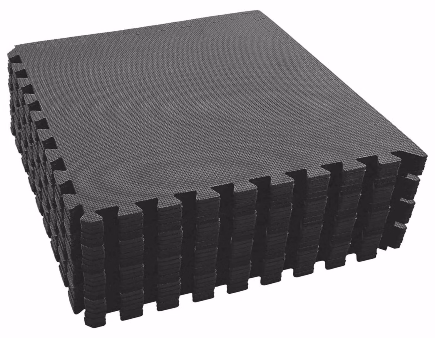 Tappetino per piscina 24 pcs Nero 8,64 ㎡ Schiuma EVA