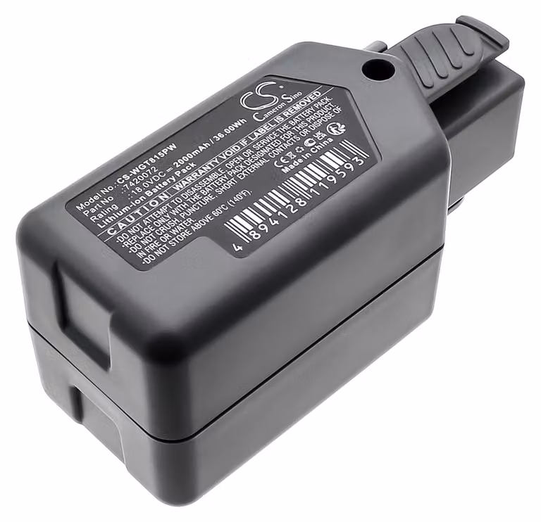 TECHTEK Batteria compatibile con [Wolf Garten] 7420096, GT815, Li-ion Power GTB 815 Trimmer, Power HSA sostituisce 7420072, per Li-ion Power Pack 3