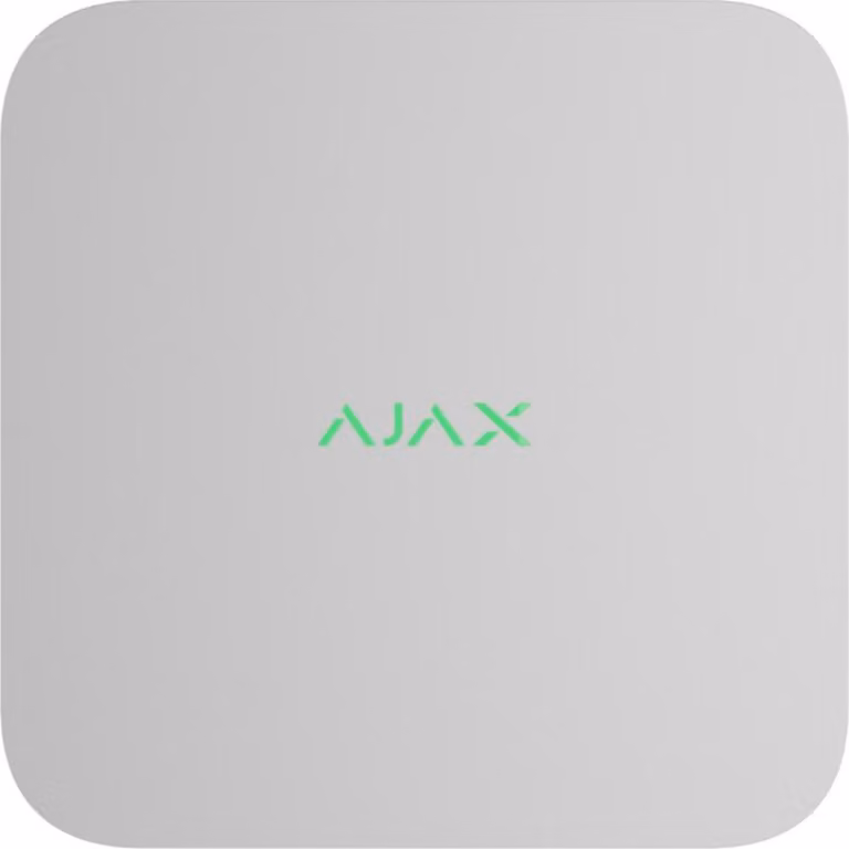 Registratore CC Ajax 4K NVR per 8 telecamere IP, bianco (HAN 127052)