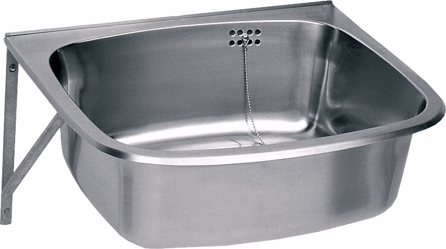 Lavello KWC AR, SIRIUS, acciaio inox, 560x200x460 mm, griglia e alzatina pieghevoli