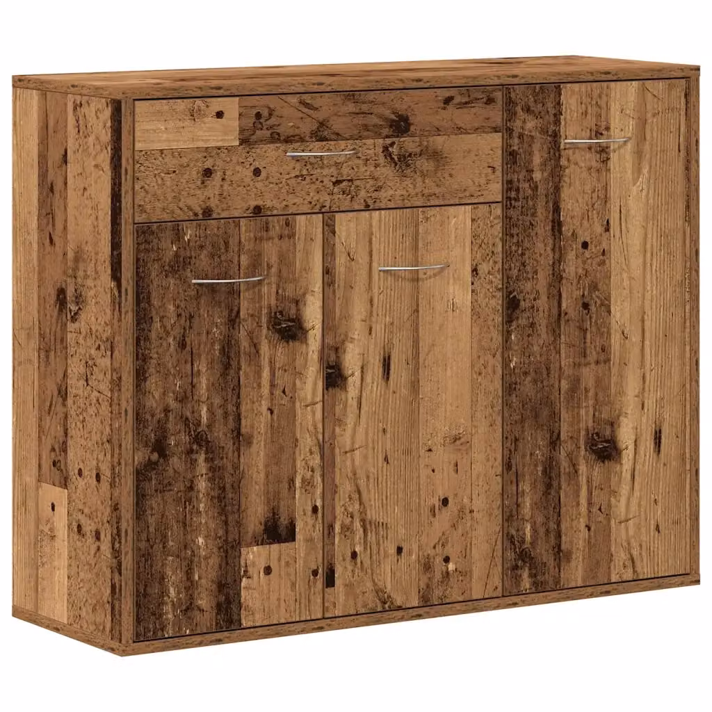 Credenza Buffet da cucina Design Mania in legno marrone stile minimalista L: 88 cm, P: 30 cm, H: 70 cm – 2