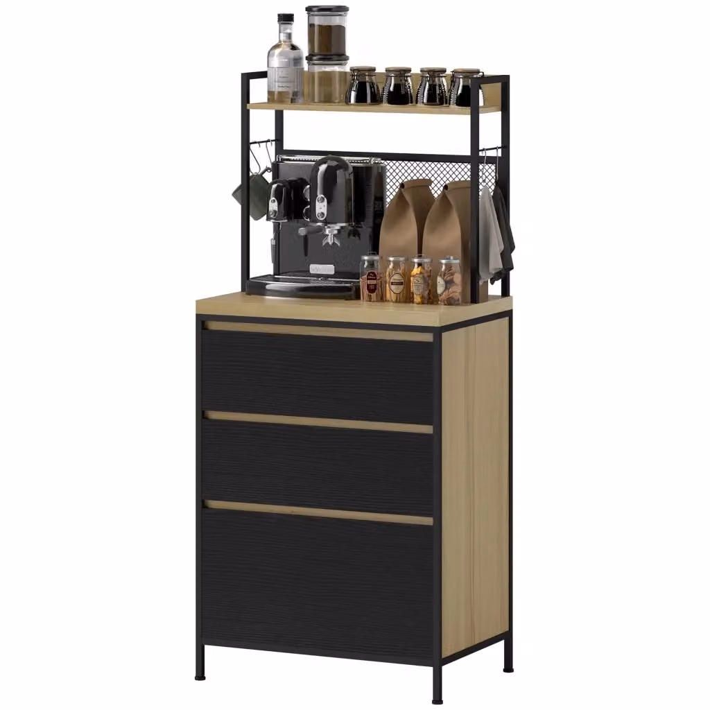 Armadio da cucina stile industriale Minimal bianco con ante a battente L/P/H: 60 x 40 x 132 cm – 2