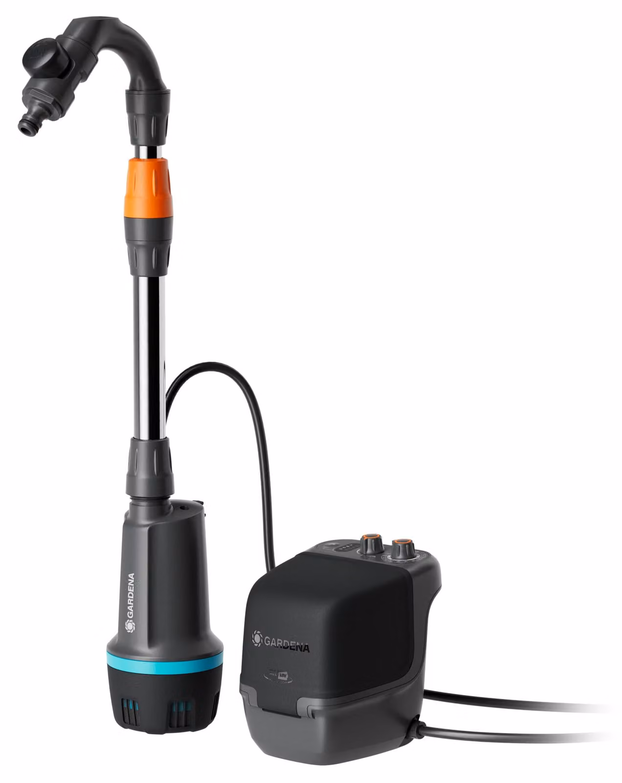 Pompa a batteria per cisterna Gardena 2600 Comfort 18V P4A Set pronto all'uso Impianto di recupero dell'acqua piovana