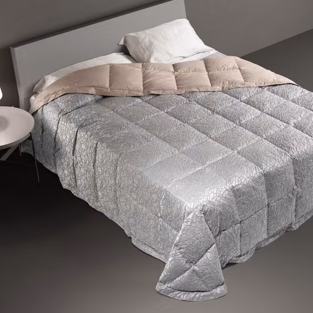 Trapunta in piuma DaunenStep modello Contemporanea 13020A fantasia Floreale multicolore per adulti, termoregolatrice e traspirante per l'inverno – 1