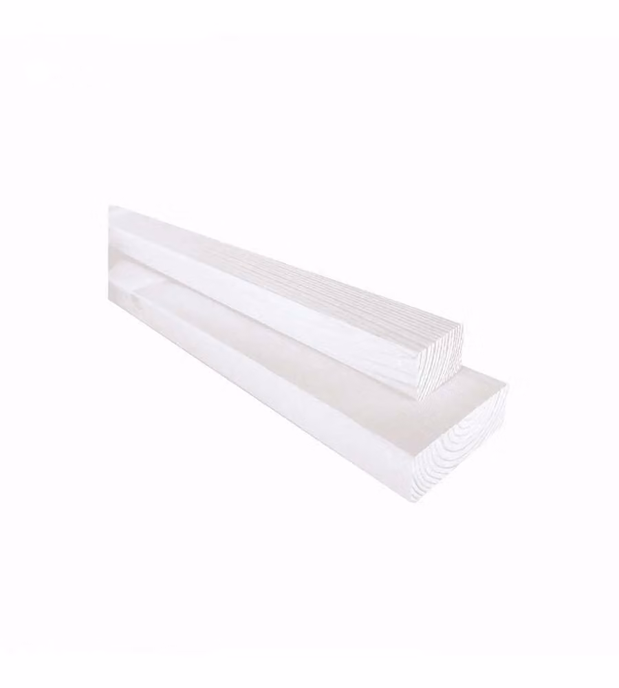 Pircher Listello in Abete Piallato Bianco 20x30x2000 mm per Finiture