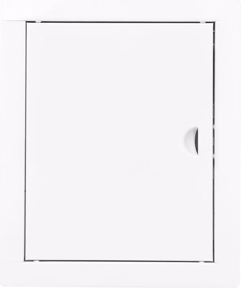 EDM Deckel de Register 87750 Bianco Rettangolare da incasso 24,5 x 29,5 cm