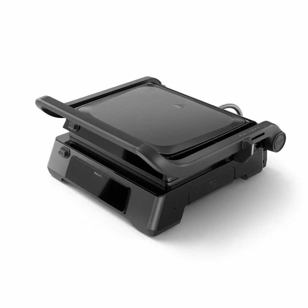 Philips Serie 7000 Grill Elettrico Bistecchiera Nero, 2200W, con Piastre Rimovibili e Display Digitale, L/P/H: 37,5 x 35,4 x 17,7 cm – 2