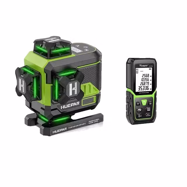 Dispositivo di livellamento laser, 16 linee, connessione Bluetooth, SET-4 con misurazione
