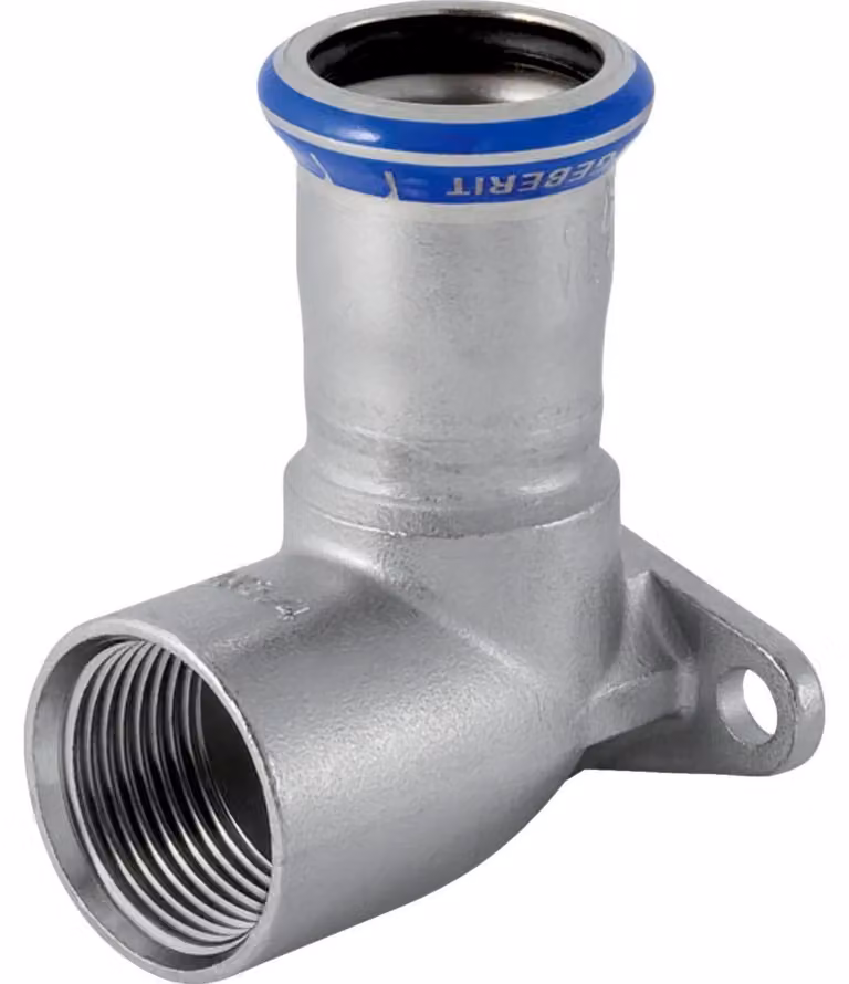 Geberit 33406 Raccordo angolare Mapress in acciaio inossidabile